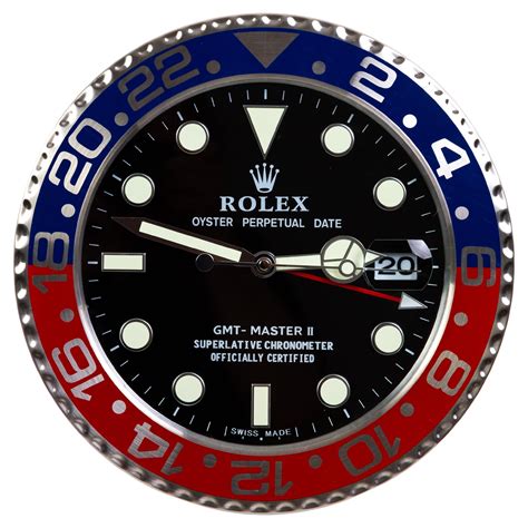 rolex pepsi wall clock|More.